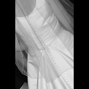 Vintage wedding gown